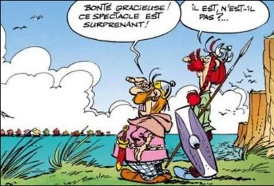 Dans Astrix chez les bretons, que boivent les bretons  17 h pile, quoiqu'il arrive ?