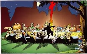 Qui se retrouve presque toujours ligot  chaque banquet de fin d'album ?