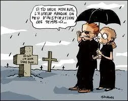 Qui a dit 'Il y a des enterrements de première classe, comme si on allait au Paradis en chemin de fer' ?