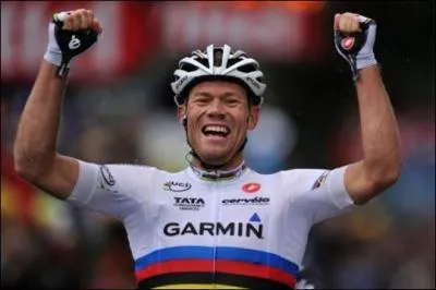 Cycliste appartenant  l'quipe 'Garmin-Cervlo', il est champion du monde en 2010, meilleur sprinteur du Tour de France (2005 et 2009) et du Tour d'Espagne 2006. Qui est-ce ?
