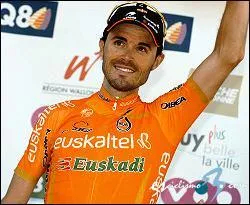 Leader de l'quipe 'Euskaltel-Euskad', il est champion olympique en 2008 et a remport le maillot  pois rouges du meilleur grimpeur du Tour de France 2011. Qui est-ce ?