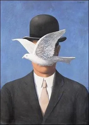 Qui a peint L'homme au chapeau melon ?