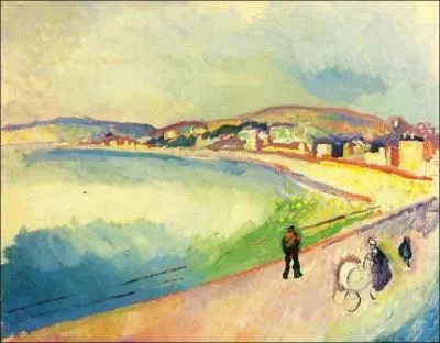 Qui a peint 'La plage de Sainte Adresse' ?