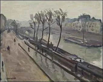 Qui a peint Quai des grands Augustins sous la pluie ?