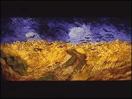 Qui a peint Champ de bl sous un ciel d'orage ?