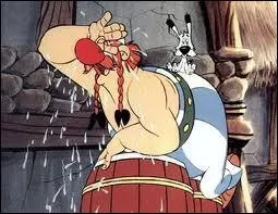 Quand Oblix  un petit coup dans le nez, comment prononce-t-il le mot ' Parfaitement' ?