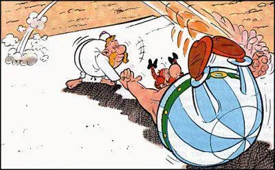 Quel sport pratique le germain Cylindric dans les ' 12 Travaux d'Astrix' ?