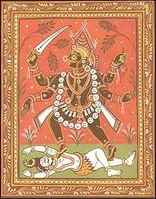 Desse du temps, mre cratrice et destructrice, aussi femme de Shiva