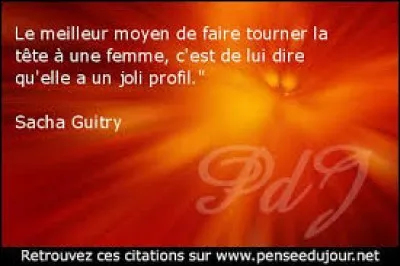Un gars plutôt malin avait réussi à l'envoûter et lui faire ''tourner la tête'' !