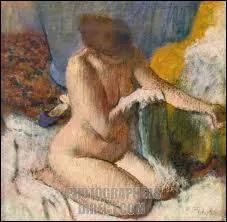 Qui a peint vers 1890 ce pastel sur papier 'La Sortie du bain' ?