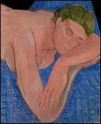 Qui a peint 'Le rve (figure dormant, fond bleu)' ?