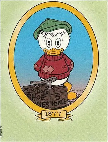 Comment Picsou a-t-il obtenu son premier sou lorsqu'il avait 10 ans ?