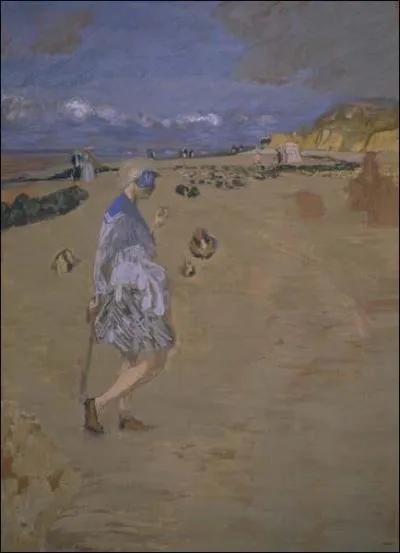 'Annette sur la plage de Villerville