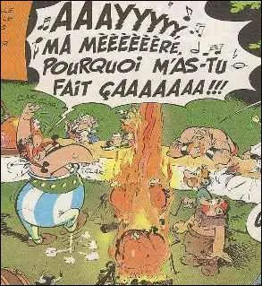 Aprs son voyage en Hispanie, Oblix fait une dmonstration de...