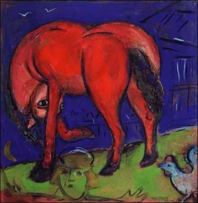 Qui a peint Le cheval rouge ?