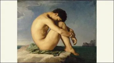 'Jeune homme face  la mer'