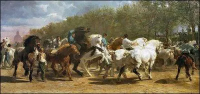 Qui a cre le tableau ' la foire aux chevaux ' ?
