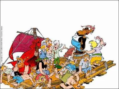 De quel tableau du peintre Gricault, s'est inspir Uderzo pour cette image ?