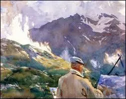 Quel peintre amricain a ralis 'Peintre au Simplon' ?