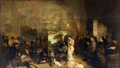 Qui a peint 'L'atelier du peintre' ?