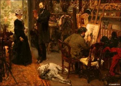 Qui a peint 'Atelier de Meisonnier  Poissy' ?