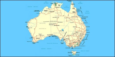 L'Australie forme le deuxième grand pays du monde par sa superficie.