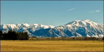 Quel est le point culminant des Alpes néo-zélandais (3 754 m) ?