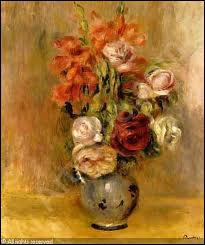 Qui a peint ce ' Vase de glaïeuls et roses ' ?