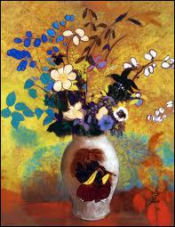 Qui a peint 'Fleurs exotiques dans un vase' ?