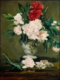 Qui a peint ce ' Vase de pivoines ' ?