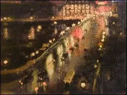 Qui a peint Le pont neuf la nuit ?
