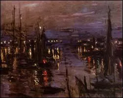 Qui a peint Le port du Havre effet de nuit ?