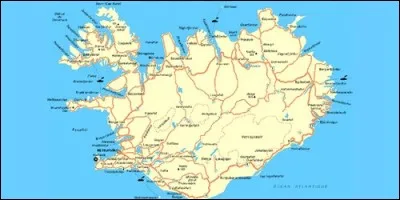 Quelle île proche du cercle polaire arctique, se trouve être un pays de "pêcheurs aux ancêtres vikings", avec des glaciers et des volcans ?