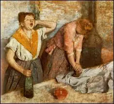 Grand spcialiste de la danse, il a peint nanmoins ces ' Repasseuses ' ... ...