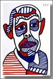 C'est le thoricien de l'art brut, son style est reconnaissable entre mille ... ...
