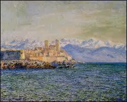 Qu'est-ce qui est reprsent sur ce tableau de Claude Monet ?