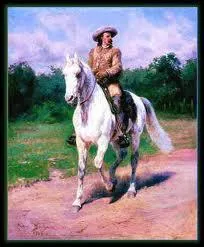 Quelle est cette figure mythique de la conqute de l'Ouest, peint paradant sur son cheval ' Isham ' par Rosa bonheur ?