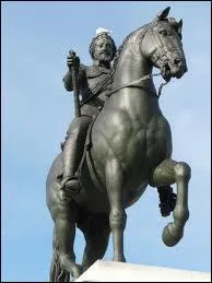 Sur quel pont de Paris, est rige cette statue questre de Henri IV ?