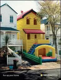 Que peut-on faire avec une maison gonflable ?