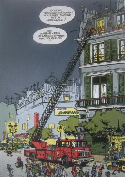 A qui Gaston a-t-il emprunt la grande chelle ?