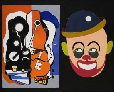 Qui a peint Clown observant un cadre ?