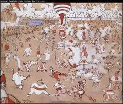 Qui a peint Clowns rouges et blancs ?