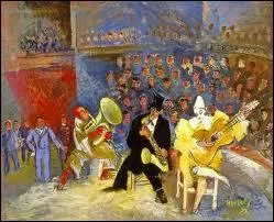 Qui a peint Trio de clowns musiciens ?