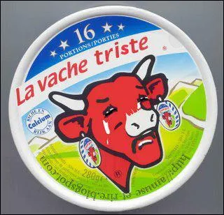 Pastiche de la vache de la question 5. Mais de quel produit s'agit-il ?