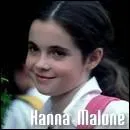 Quelle actrice incarne le rle de Hanna Malone (La fille aine de Jack Malone) ?