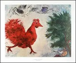 Qui a peint Le coq rouge ?