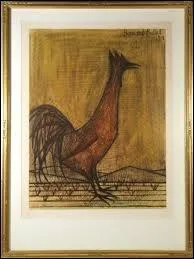A qui doit-on la lithographie 'le coq' ?