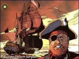 Avec quel bateau Barbe-Rouge le pirate réalise-t-il ses aventures sur les mers ?