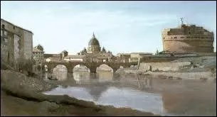 Qui a peint 'Le chteau Saint Ange, Rome' ?