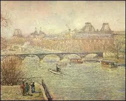 Qui a peint 'Le Louvre vu du pont Neuf' ?
